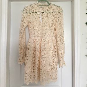 NWT Ark N Co. Cream Lace Dress